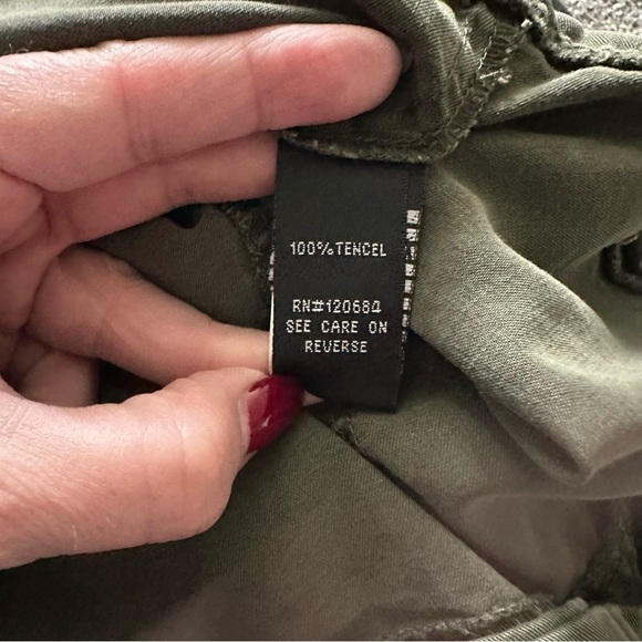 TORRID 00 0X XL Olive Green Silky Moto Jacket R $69 - Picture 8 of 11